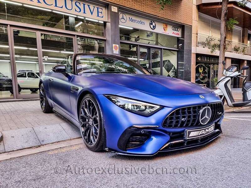 Azul Usado 2022 Mercedes SLC43 AMG AMG Coupe | 121.990 € - Imagen 1/4
