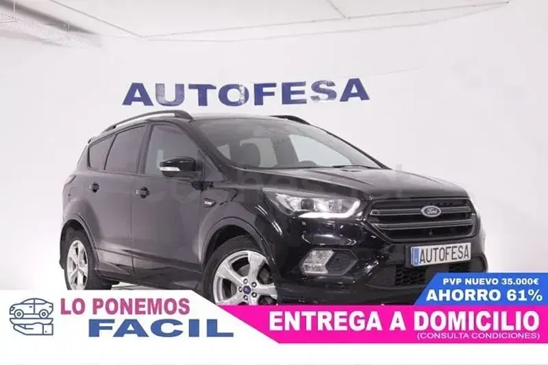 Usado Ford Kuga ST-Line 150 CV (110 kW) 2018 Negro SUV