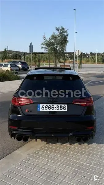 Usado Audi A3 Black Edition 310 CV (228 kW) 2018 Negro Berlina