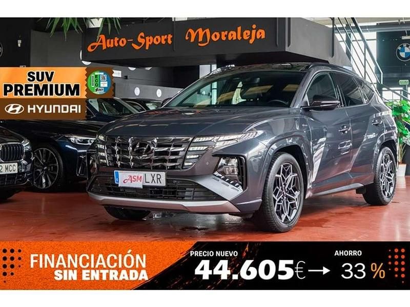Usado Hyundai Tucson N Line 136 CV (100 kW) 2022 Gris SUV