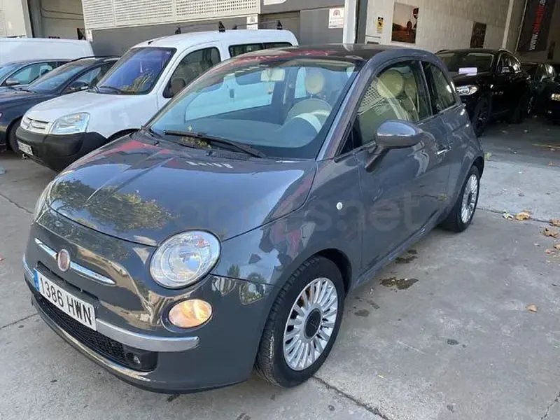 Usado Fiat 500 Lounge 69 CV (50 kW) 2014 Gris / plata Berlina