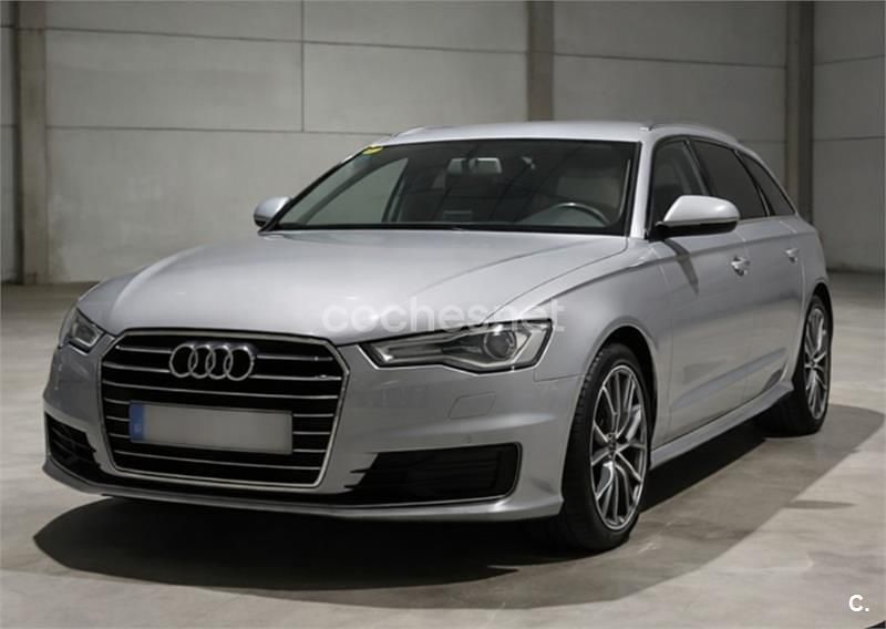 Usado Audi A6 Advanced 190 CV (139 kW) 2015 Gris / plata Familiar