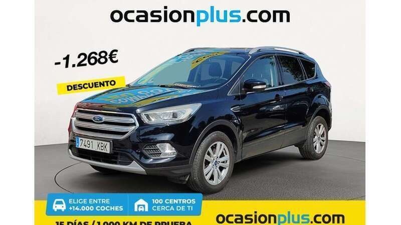 Negro Usado 2017 Ford Kuga Trend SUV | 12.682 € (Buen precio) - Imagen 1/4