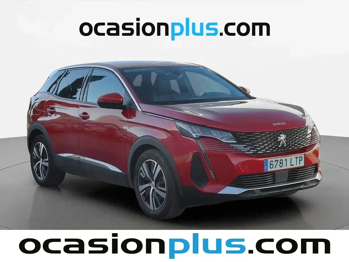 Usado Peugeot 3008 Allure 225 CV (165 kW) 2021 Rojo SUV
