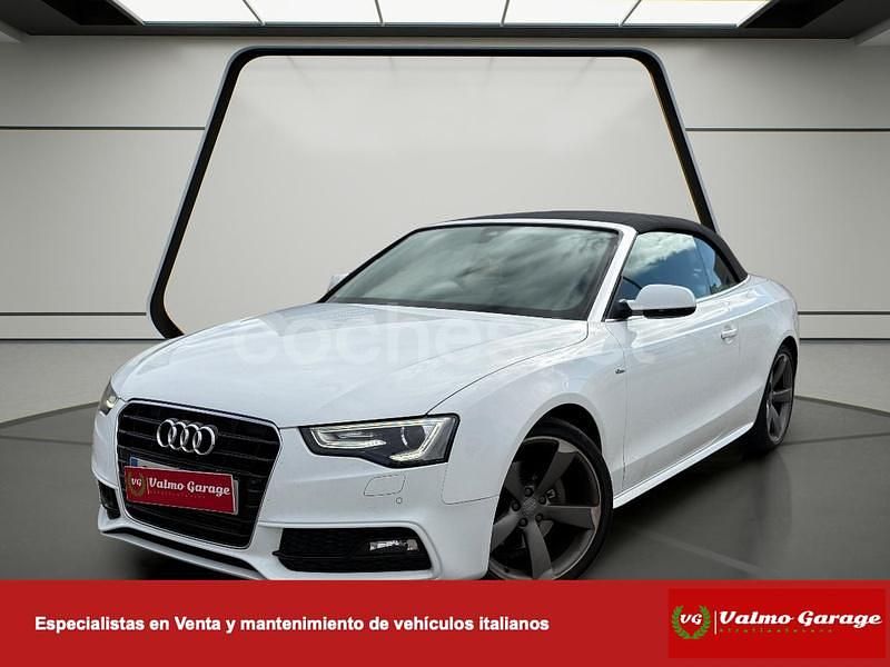Blanco Usado 2014 Audi A5 Cabriolet S-Line Descapotable | 17.990 € (Precio justo) - Imagen 1/4