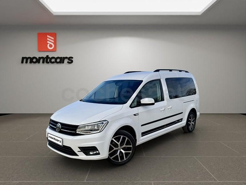 Usado VW Caddy Maxi 102 CV (75 kW) 2019 Blanco Monovolumen