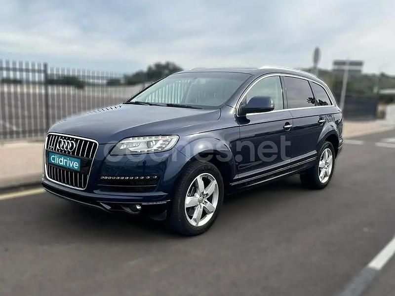 Usado Audi Q7 Attraction 245 CV (180 kW) 2014 Azul SUV