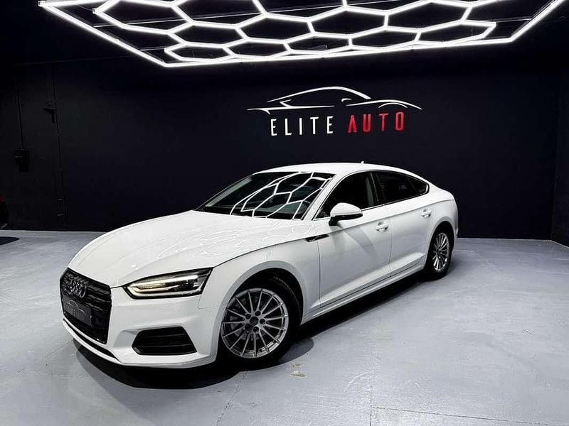 Usado Audi A5 Sportback 150 CV (110 kW) 2018 Blanco Utilitario