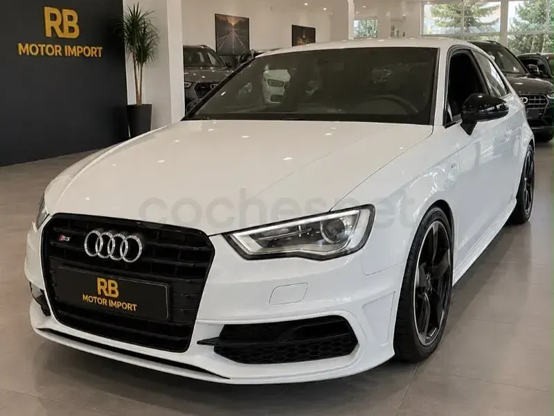 Usado Audi S3 300 CV (220 kW) 2014 Blanco Berlina