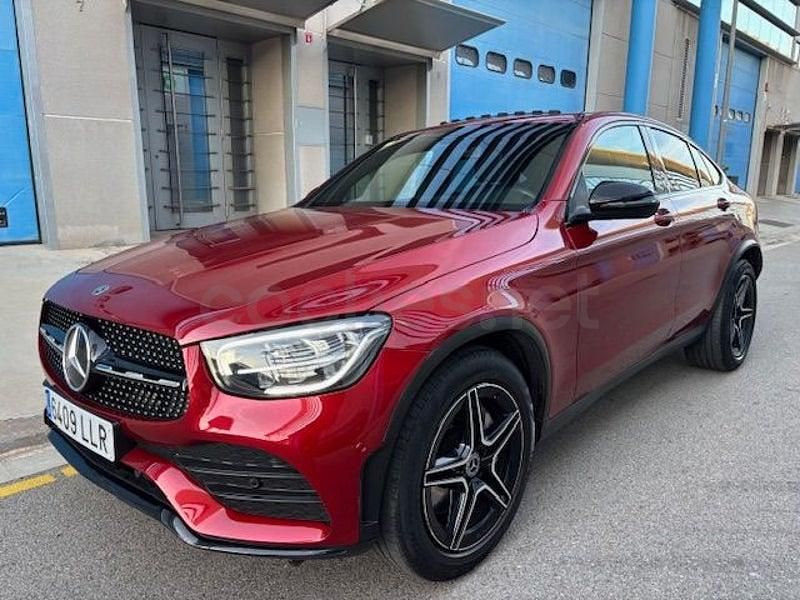 Usado Mercedes GLC200 197 CV (144 kW) 2021 Granate SUV