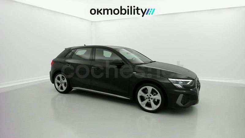 Usado Audi A3 S-Line 150 CV (110 kW) 2023 Negro Berlina