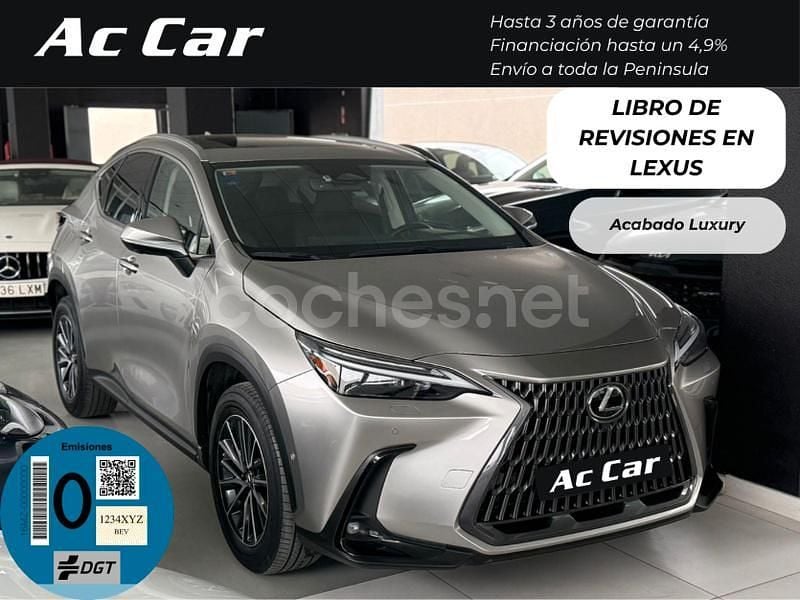 Gris / plata Usado 2022 Lexus NX450h+ Luxury Line SUV | 52.900 € (Precio justo) - Imagen 1/4