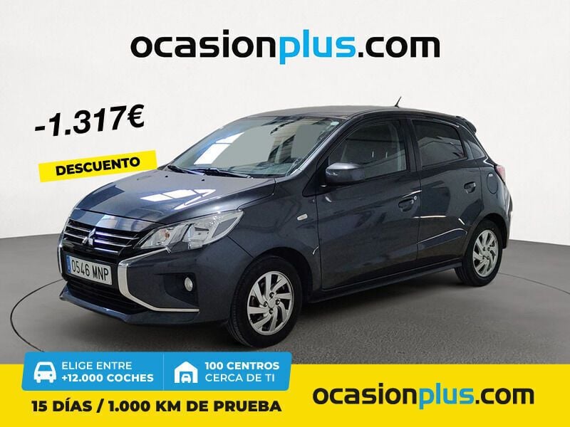 Gris / plata Usado 2024 Mitsubishi Space Star Motion Berlina | 13.890 € (Precio justo) - Imagen 1/4
