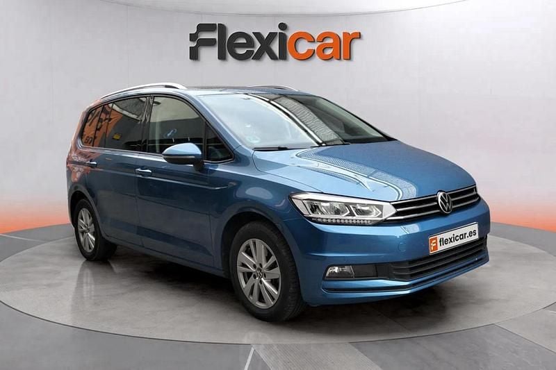 Azul Usado 2021 VW Touran Advance Monovolumen | 23.390 € (Buen precio) - Imagen 1/4