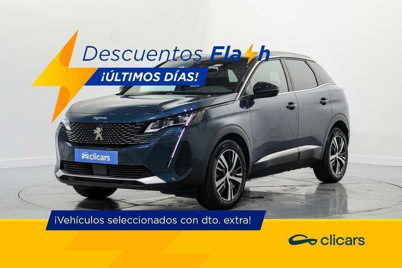 Azul Usado 2023 Peugeot 3008 GT SUV | 23.790 € (Super precio) - Imagen 1/4