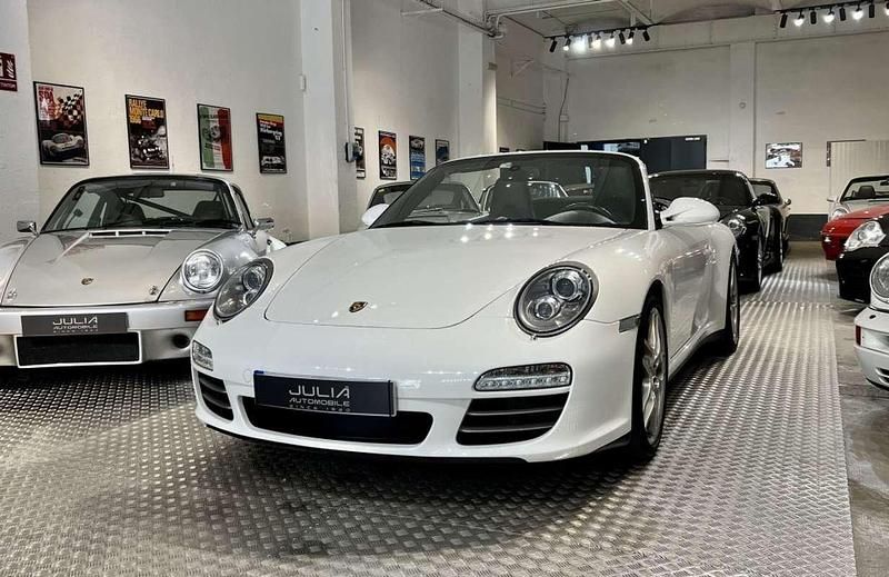 Blanco Usado 2008 Porsche 911 Carrera 4S Cabriolet Descapotable | 74.997 € - Imagen 1/4