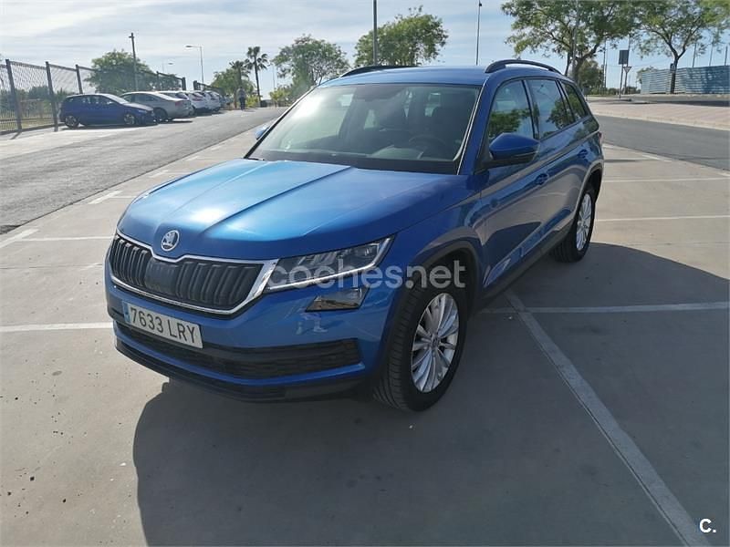 Azul Usado 2021 Skoda Kodiaq Ambition SUV | 24.700 € (Precio justo) - Imagen 1/4