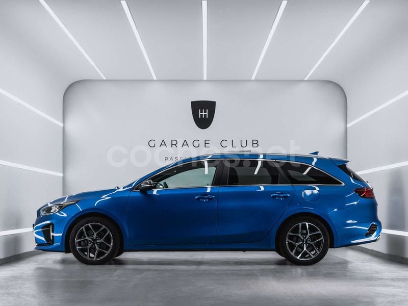 Usado Kia Ceed GT GT-Line 136 CV (100 kW) 2019 Azul Familiar