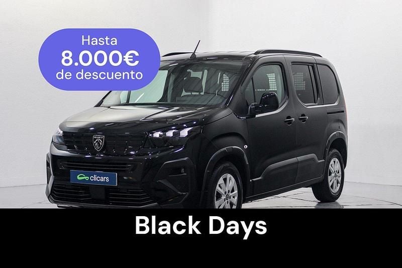 Negro Usado 2024 Peugeot Rifter Allure Monovolumen | 21.490 € (Precio justo) - Imagen 1/4