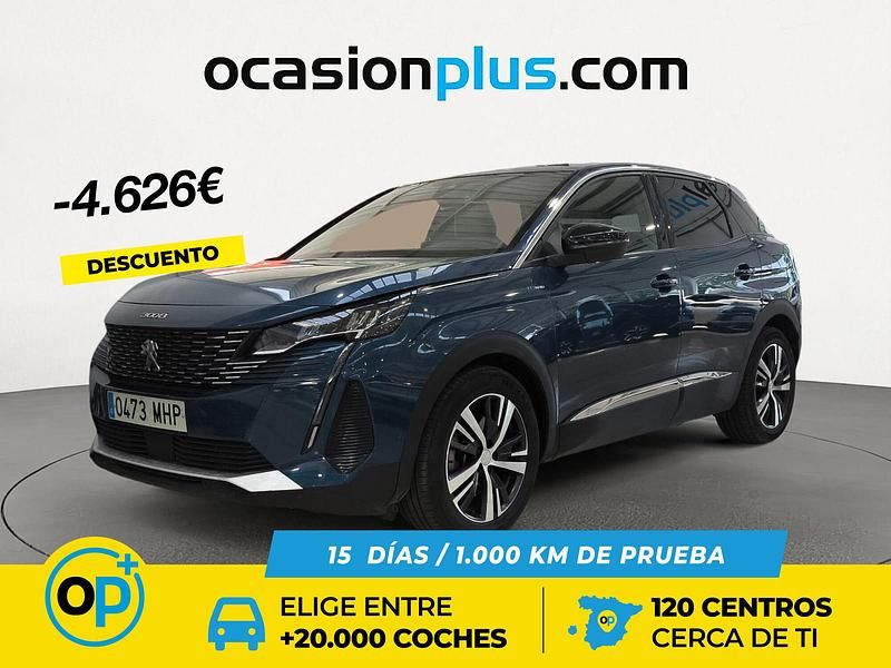 Azul Usado 2023 Peugeot 3008 Allure SUV | 21.850 € (Precio justo) - Imagen 1/4