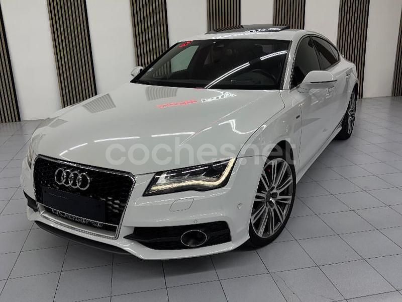 Usado Audi A7 Sportback S-Line 313 CV (230 kW) 2014 Blanco Utilitario