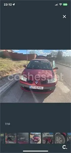 Usado Renault Mégane Dynamique 105 CV (77 kW) 2006 Granate Berlina