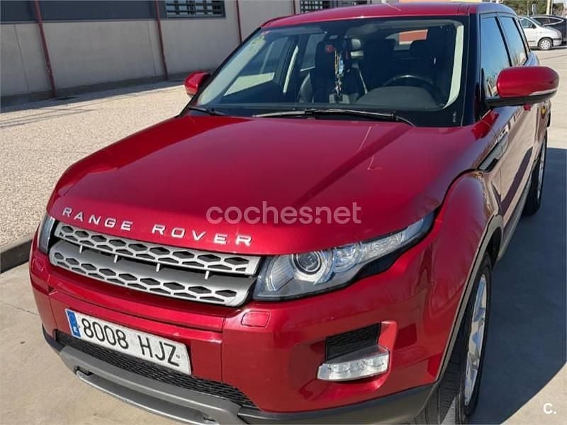 Brugt Land Rover Range Rover evoque Dynamic 150 HK (110 kW) 2012 Rød SUV