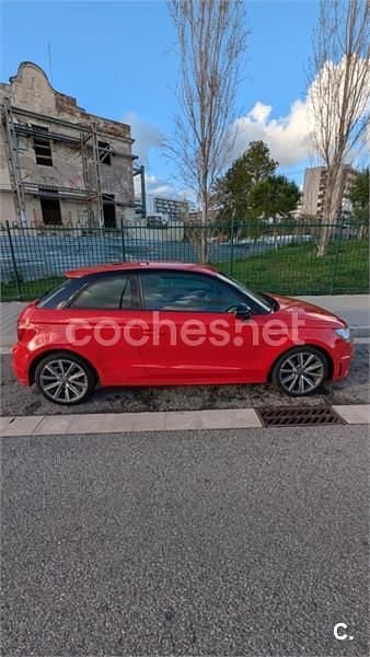 Usado Audi A1 S-Line 90 CV (66 kW) 2014 Rojo Utilitario