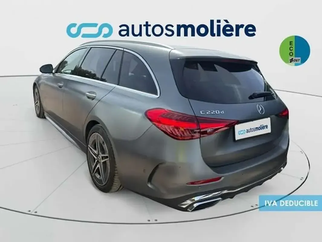 Usado Mercedes C220 200 CV (147 kW) 2021 Gris Familiar