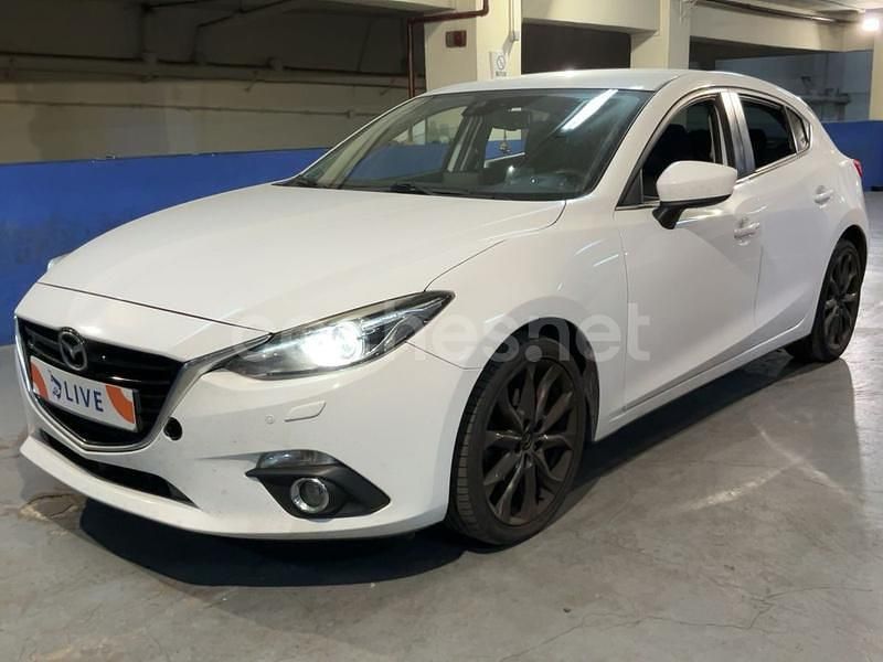 Blanco Usado 2015 Mazda 3 Luxury Berlina | 8495 € (Buen precio) - Imagen 1/4