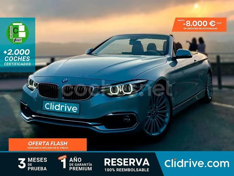 Gris / plata Usado 2019 BMW 420 Descapotable | 30.590 € (Un poco caro) - Imagen 1/3