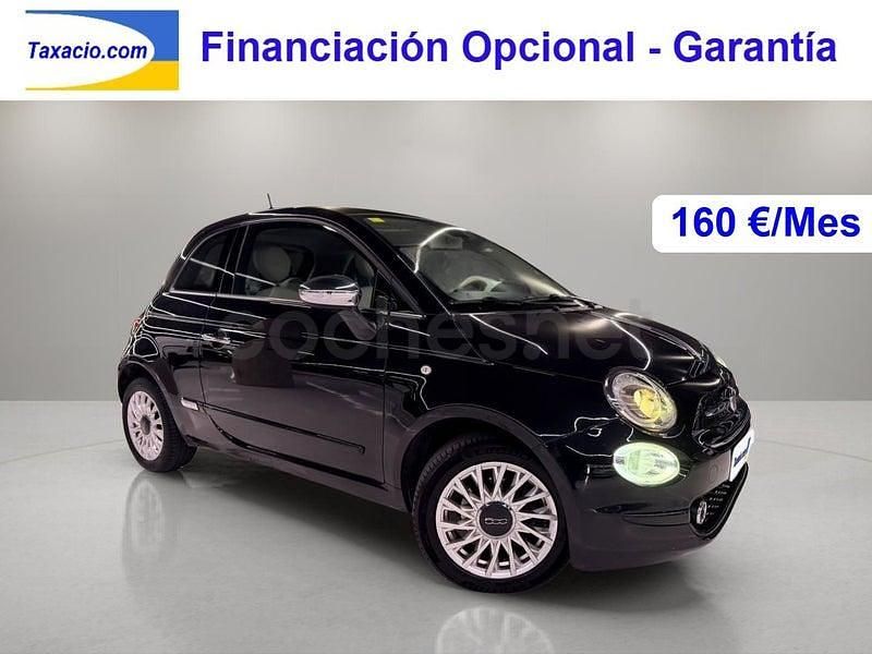 Usado Fiat 500 Lounge 69 CV (50 kW) 2018 Negro Berlina