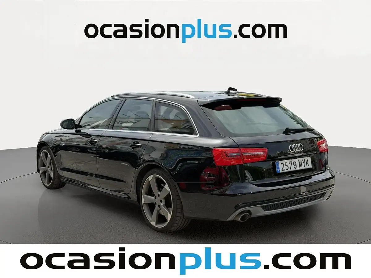 Usado Audi A6 S-Line 313 CV (230 kW) 2013 Negro Familiar
