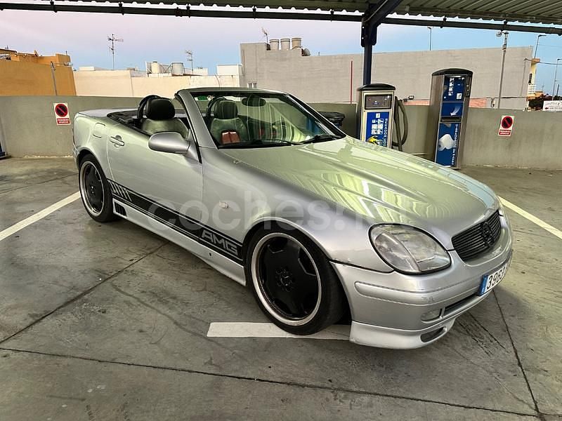 Gris / plata Usado 1999 Mercedes SLK200 Descapotable | 5490 € (Precio justo) - Imagen 1/4
