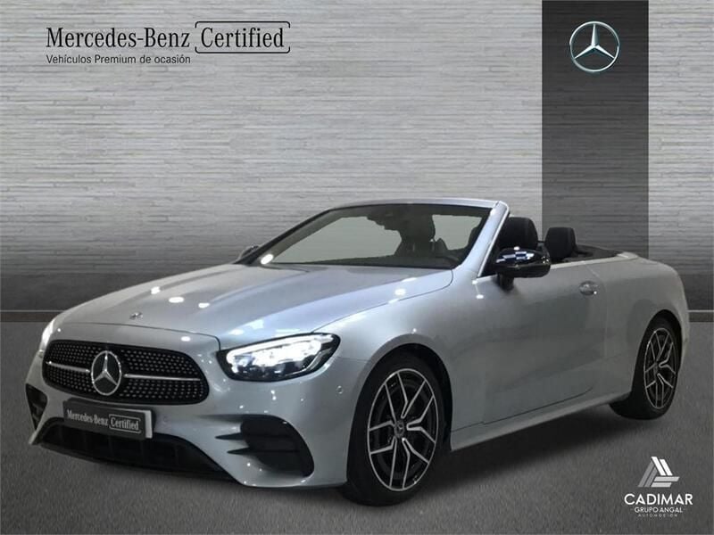 Gris Usado 2023 Mercedes E220 Descapotable | 59.900 € (Precio justo) - Imagen 1/4