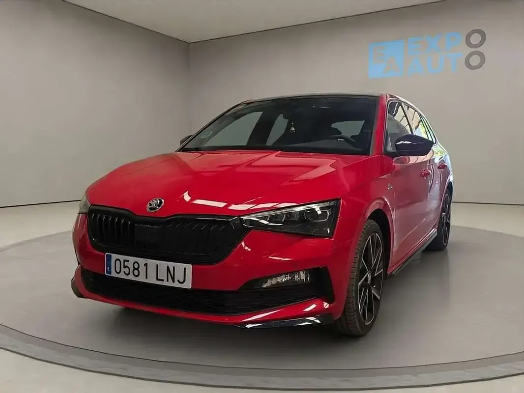 Usado Skoda Scala Monte Carlo 150 CV (110 kW) 2021 Rojo Utilitario