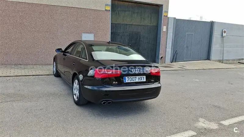 Usado Audi A6 177 CV (130 kW) 2014 Negro Berlina