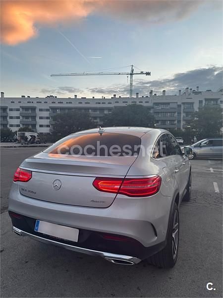 Usado Mercedes GLE350 258 CV (189 kW) 2018 Gris / plata Coupe
