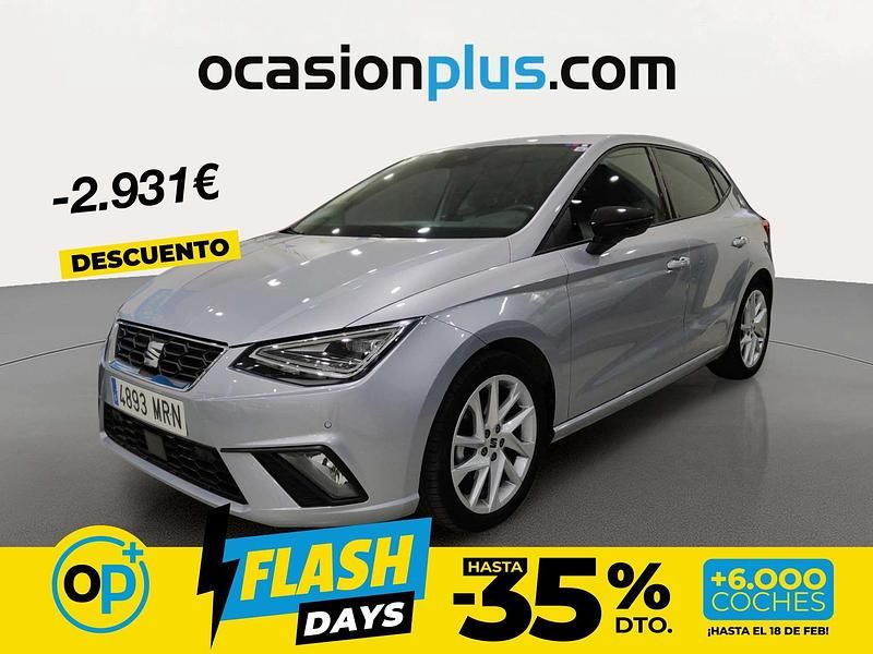 Gris Usado 2024 Seat Ibiza FR Berlina | 21.690 € (Precio justo) - Imagen 1/4