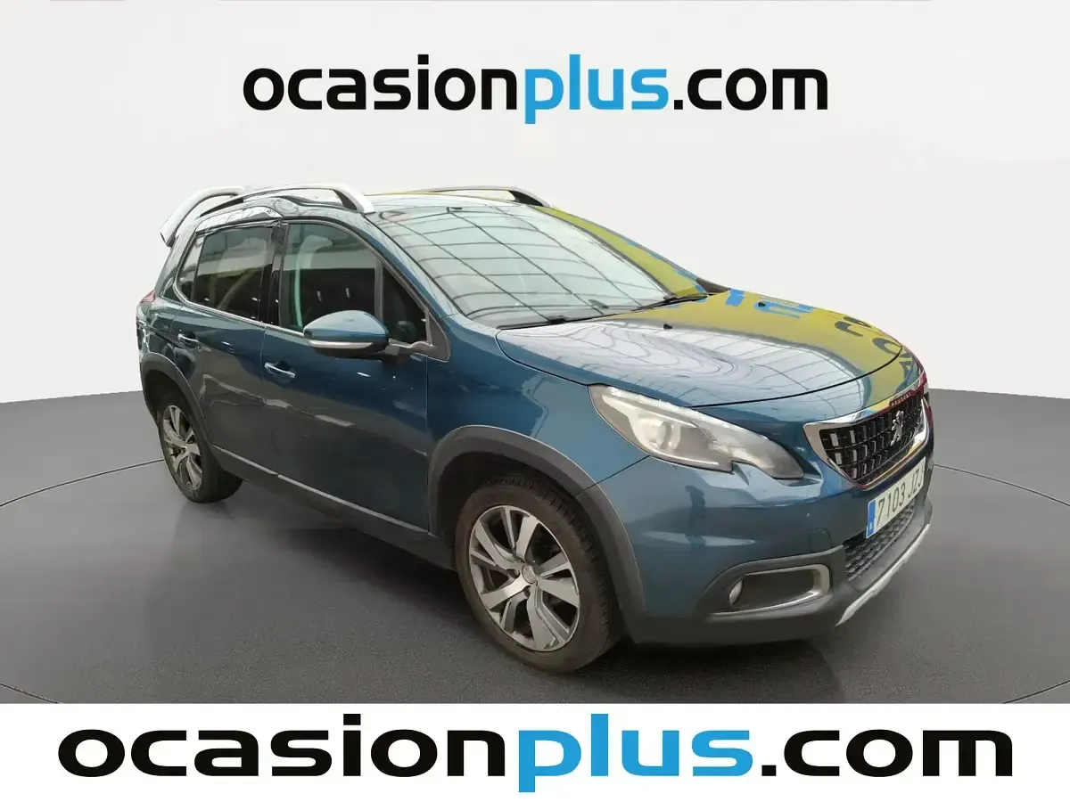 Usado Peugeot 2008 Allure 100 CV (73 kW) 2017 Azul SUV