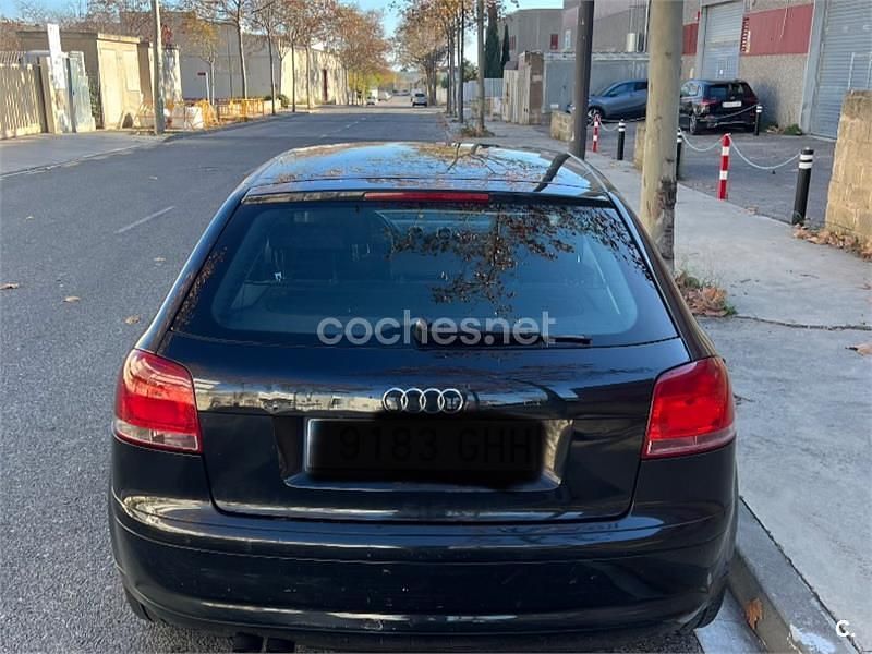 Usado Audi A3 Ambition 140 CV (102 kW) 2008 Negro Berlina