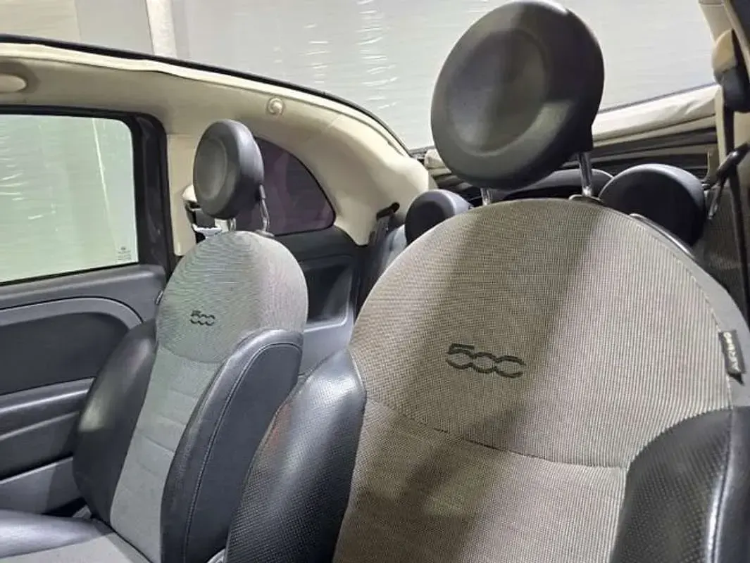 Usado Fiat 500 69 CV (50 kW) 2013 Plateado Descapotable