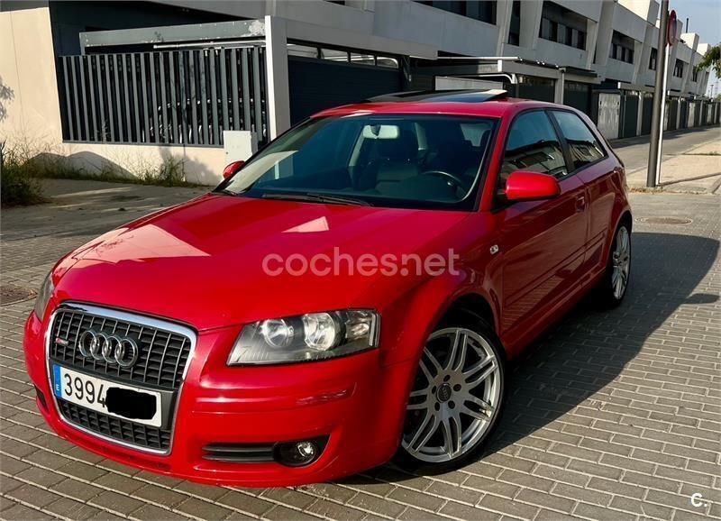 Rojo Usado 2005 Audi A3 Ambiente Berlina | 4990 € (Precio justo) - Imagen 1/4