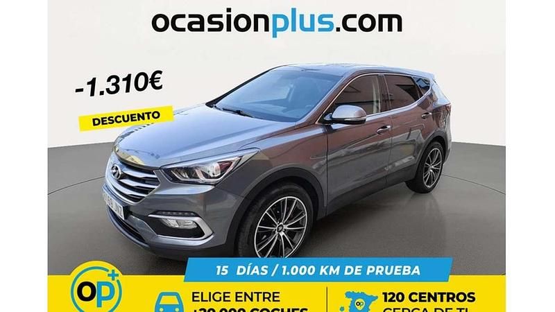 Usado Hyundai Santa Fe 150 CV (110 kW) 2016 Plateado SUV