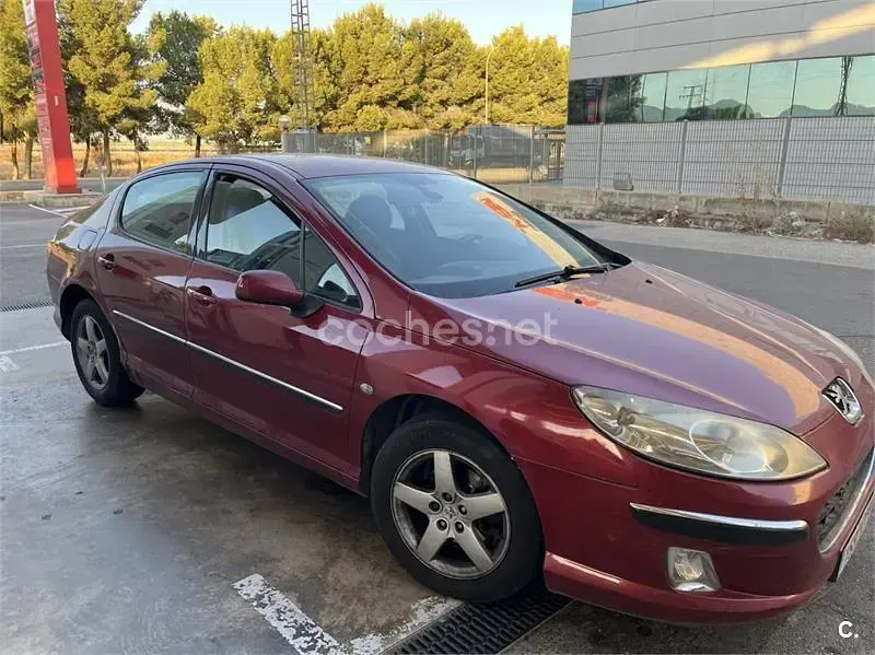 Usado Peugeot 407 110 CV (80 kW) 2006 Granate Berlina