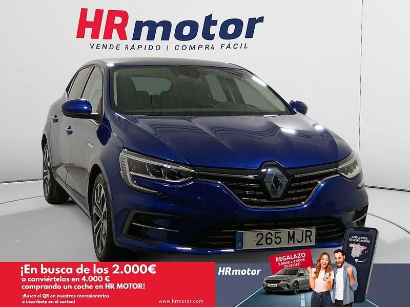 Azul Usado 2023 Renault Mégane IV Techno Berlina | 21.890 € (Un poco caro) - Imagen 1/4