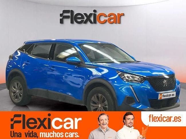 Azul Usado 2021 Peugeot 2008 Active SUV | 13.380 € (Precio justo) - Imagen 1/4