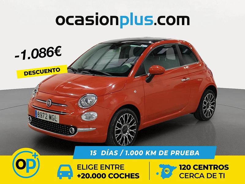 Naranja Usado 2023 Fiat 500 Dolcevita Berlina | 10.575 € (Buen precio) - Imagen 1/4