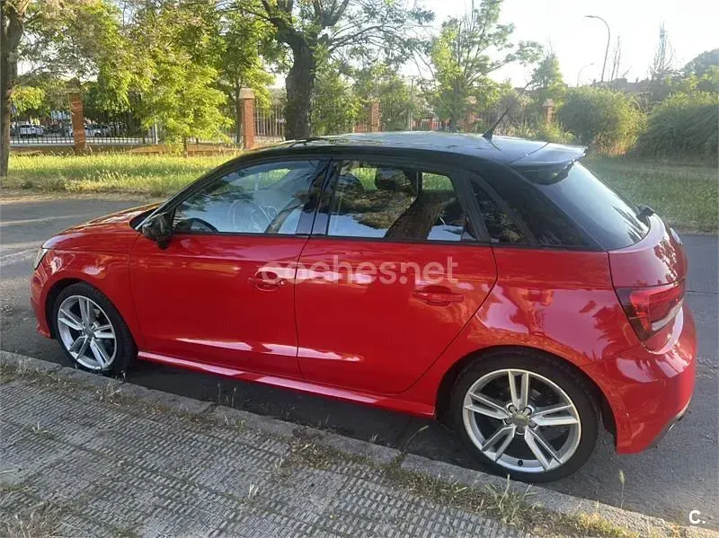 Usado Audi A1 Sportback S-Line 95 CV (69 kW) 2017 Rojo Utilitario