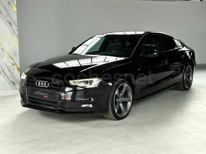 Usado Audi A5 Sportback S-Line 170 CV (125 kW) 2014 Negro Utilitario